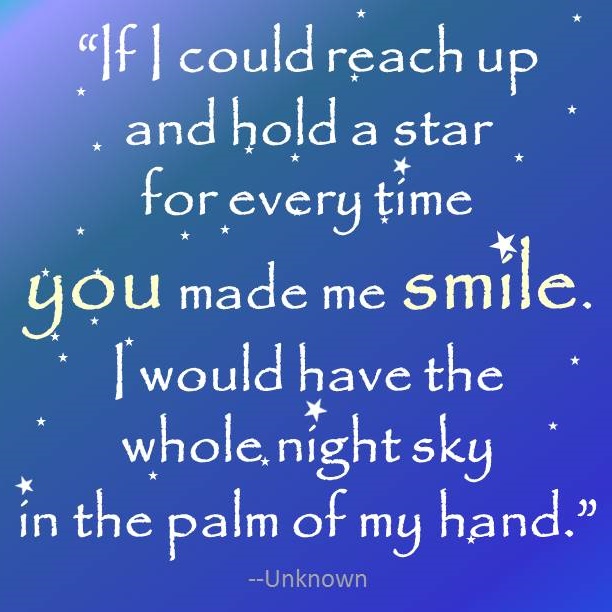 Smile night sky