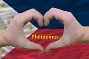 Philippines flag caption