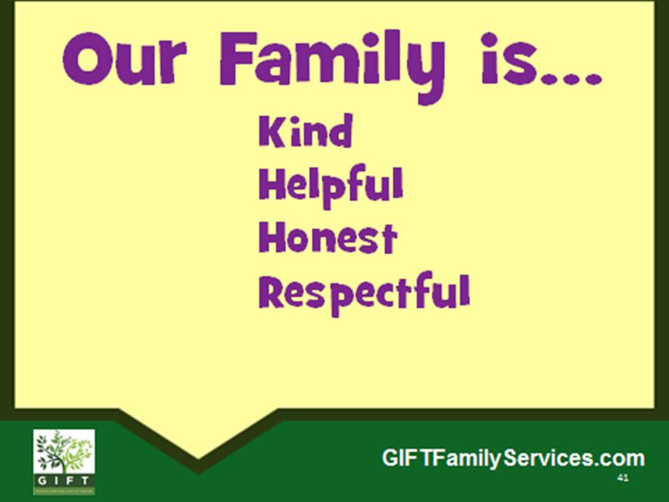 our family is...