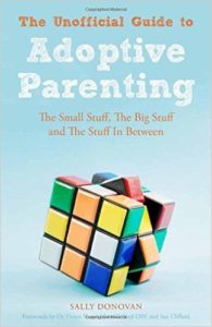 Rubik's cube on parenting book cover.