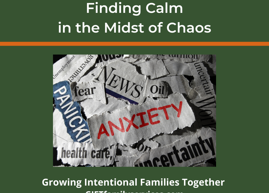 Find Calm in the Midst of Chaos