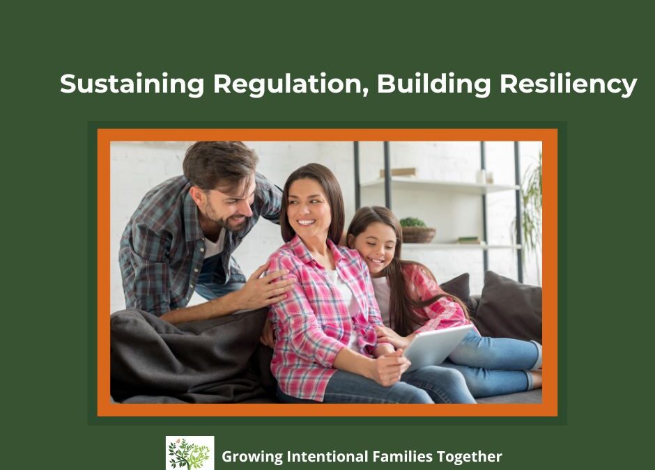 Sustaining Regulation and Building Resiliency